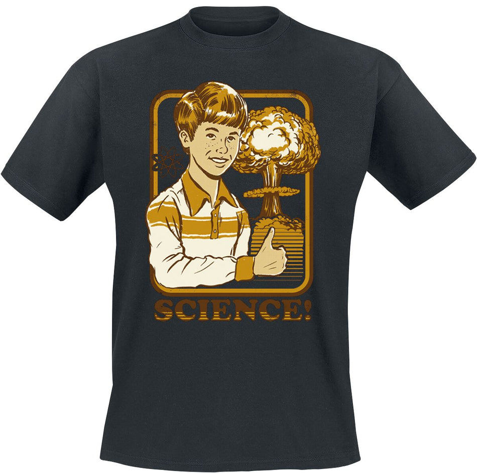 T-Shirt Manches courtes Fun de Steven Rhodes - Science! - S à 4XL - pour Homme - noir - Steven Rhodes