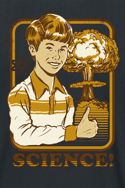 T-Shirt Manches courtes Fun de Steven Rhodes - Science! - S à 4XL - pour Homme - noir - Steven Rhodes - View 2
