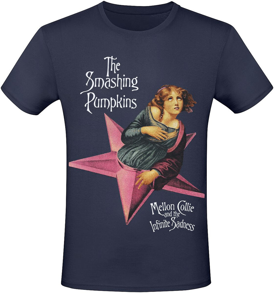 T-Shirt Manches courtes  de Smashing Pumpkins - MCATIS Album - S à 3XL - pour Homme - marine - Smashing Pumpkins