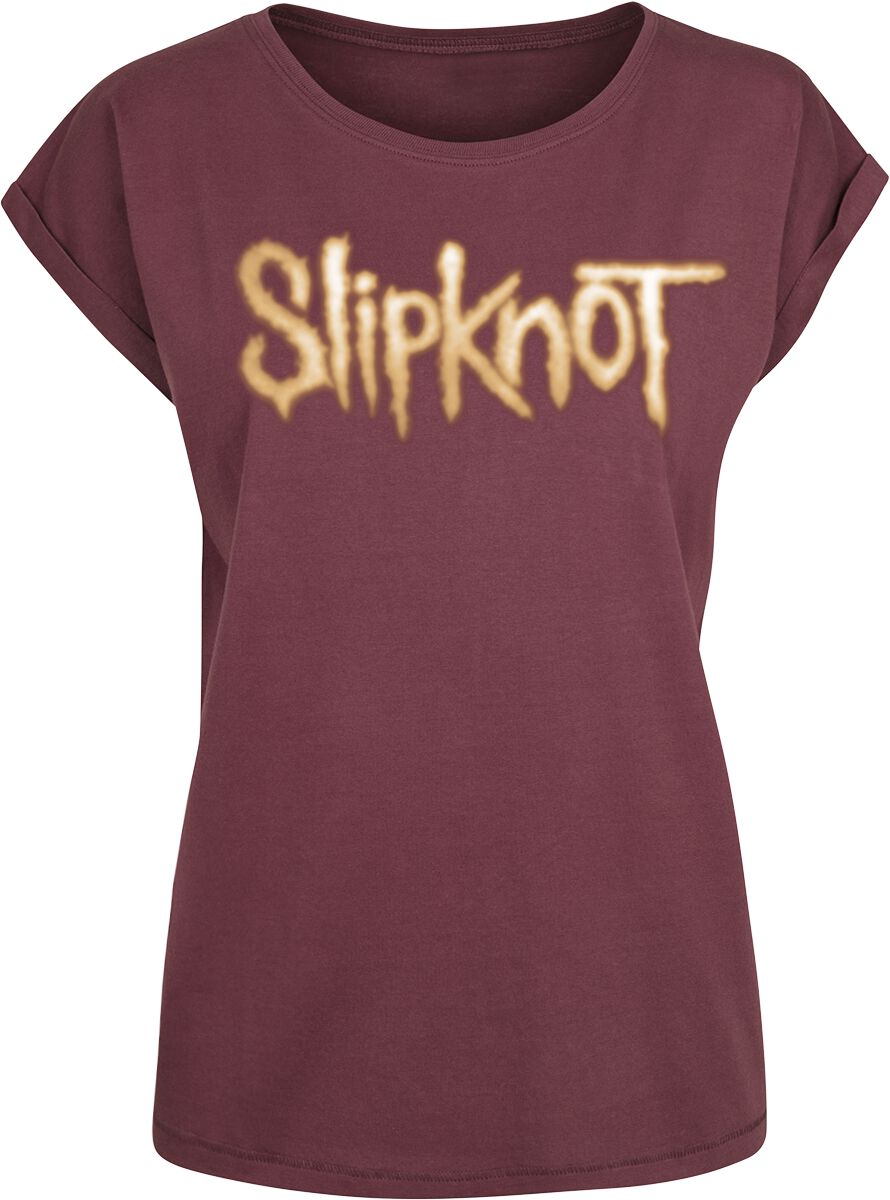 T-Shirt Manches courtes  de Slipknot - Blurry Numbers - XS à 3XL - pour Femme - bordeaux - Slipknot