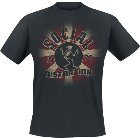 T-Shirt Manches courtes  de Social Distortion - Eclipse - M à 3XL - pour Homme - noir - Social Distortion