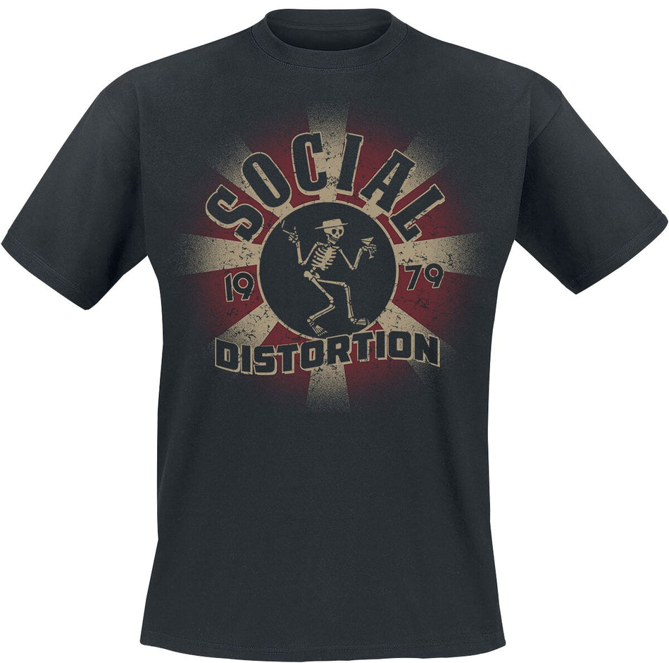 T-Shirt Manches courtes  de Social Distortion - Eclipse - M à 3XL - pour Homme - noir - Social Distortion