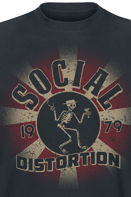 T-Shirt Manches courtes  de Social Distortion - Eclipse - M à 3XL - pour Homme - noir - Social Distortion - View 2
