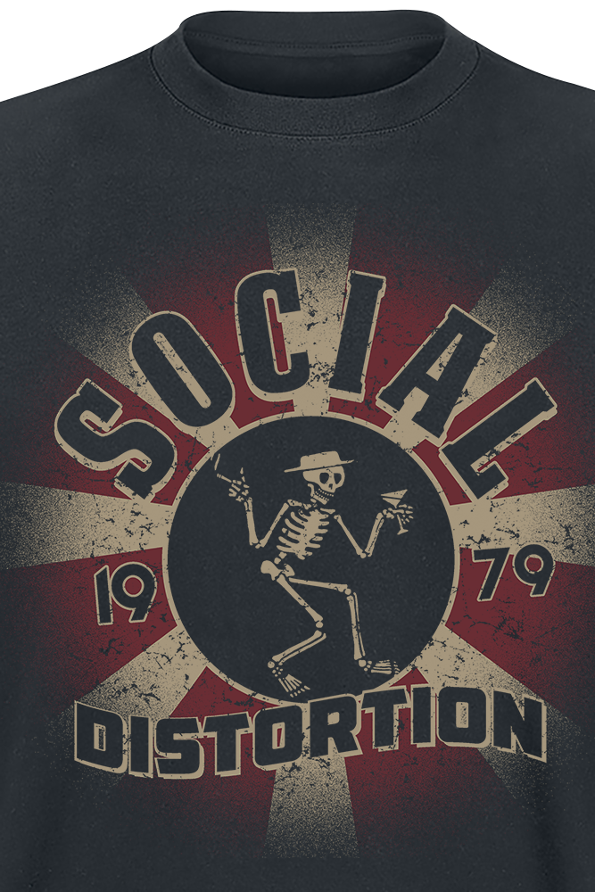 T-Shirt Manches courtes  de Social Distortion - Eclipse - M à 3XL - pour Homme - noir - Social Distortion - View 2