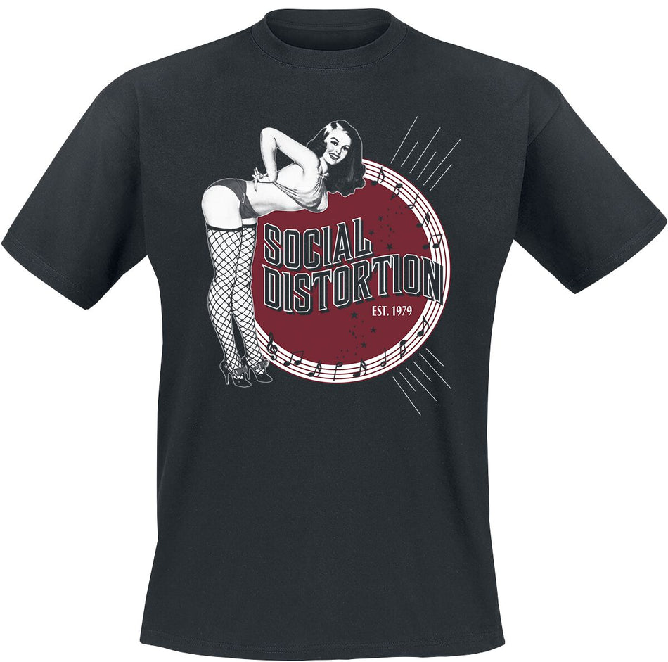 T-Shirt Manches courtes  de Social Distortion - Musical Review - M à 3XL - pour Homme - noir - Social Distortion