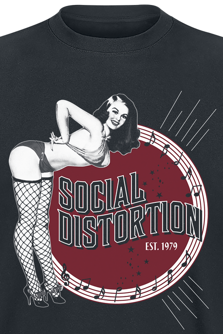 T-Shirt Manches courtes  de Social Distortion - Musical Review - M à 3XL - pour Homme - noir - Social Distortion - View 2