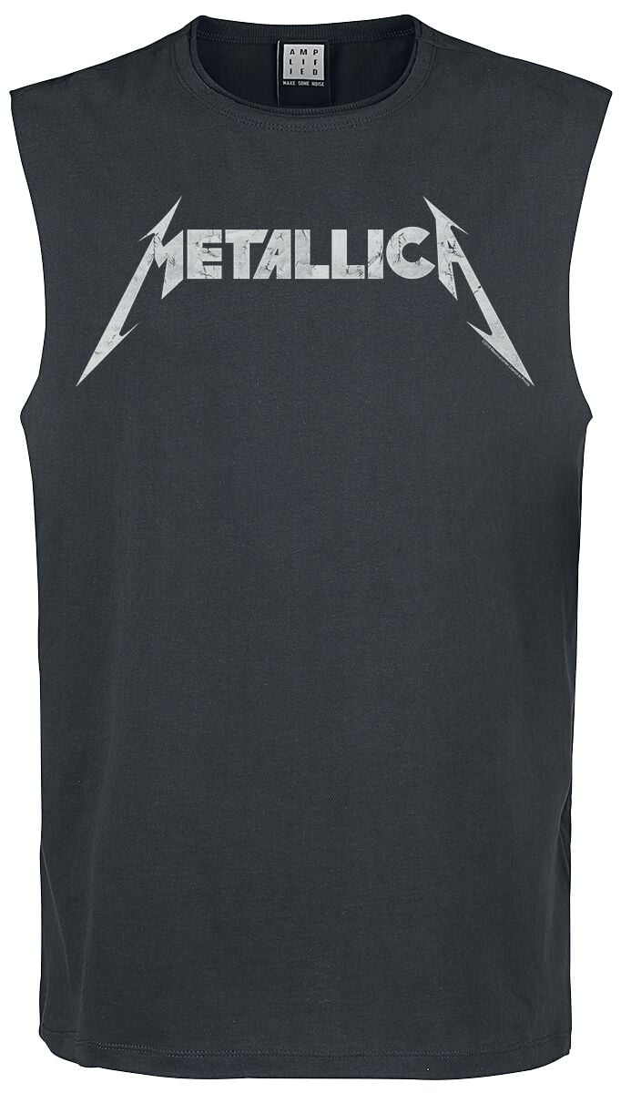 Débardeur  de Metallica - Amplified Collection - Logo - S à XL - pour Homme - anthracite - metallica