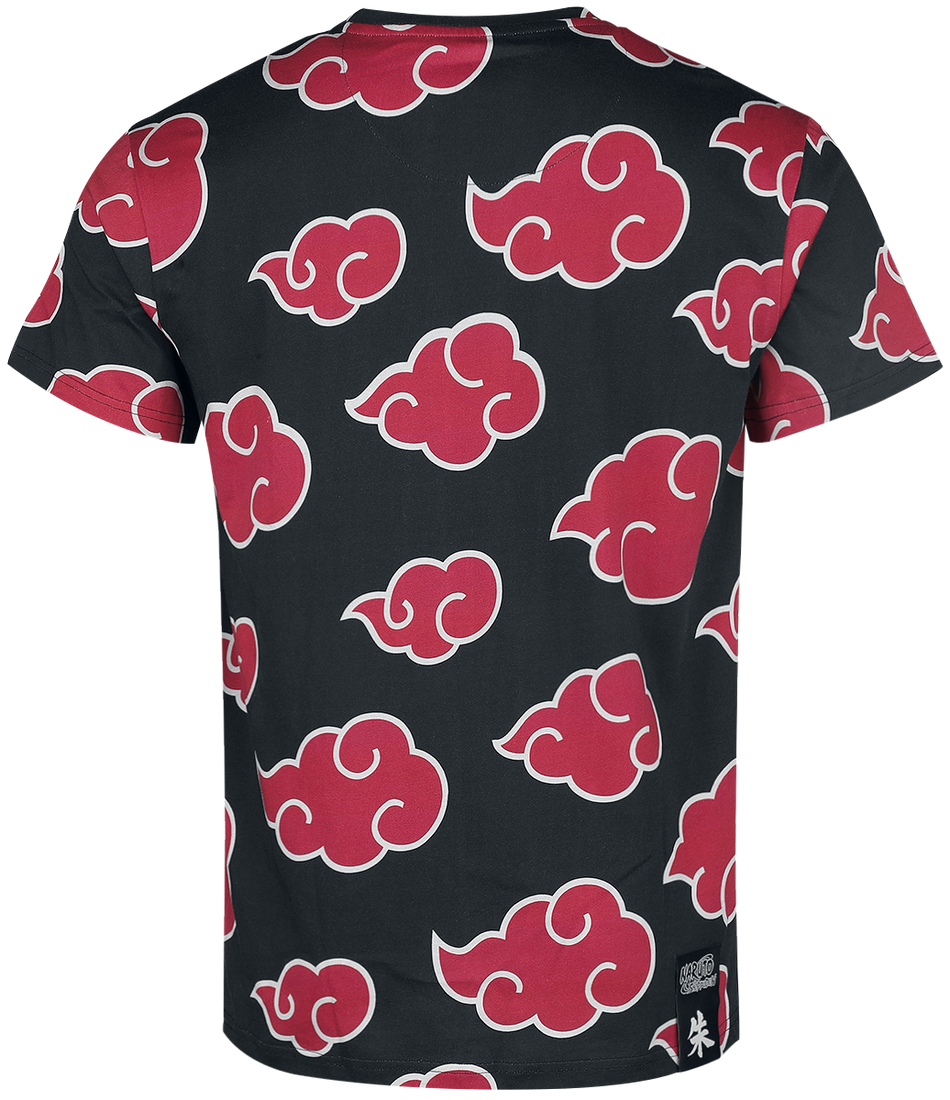 T-Shirt Manches courtes  de Naruto - Shippuden - Itachi Clouds - S à XL - pour Homme - multicolore - Naruto - View 2