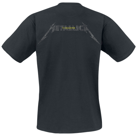 T-Shirt Manches courtes  de Metallica - Charred 72 (M72) - S à 5XL - pour Homme - noir - metallica - View 2