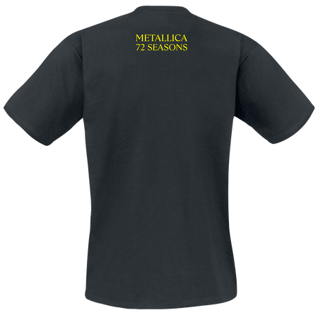 T-Shirt Manches courtes  de Metallica - Broken/Burnt Drums (M72) - S à XL - pour Homme - noir - metallica - View 2