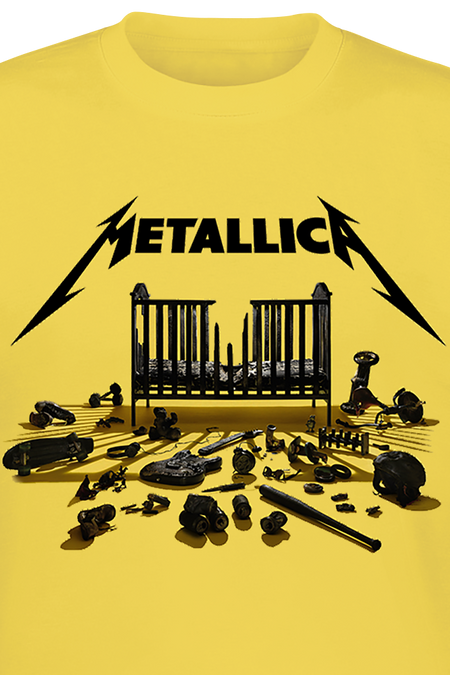 T-Shirt Manches courtes  de Metallica - Simplified Cover (M72) - S à 4XL - pour Homme - jaune - metallica - View 2