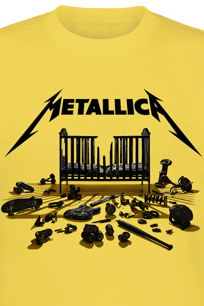 T-Shirt Manches courtes  de Metallica - Simplified Cover (M72) - S à 4XL - pour Homme - jaune - metallica - View 2