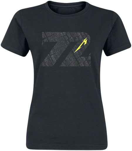 T-Shirt Manches courtes  de Metallica - Charred 72 (M72) - S à XXL - pour Femme - noir - metallica