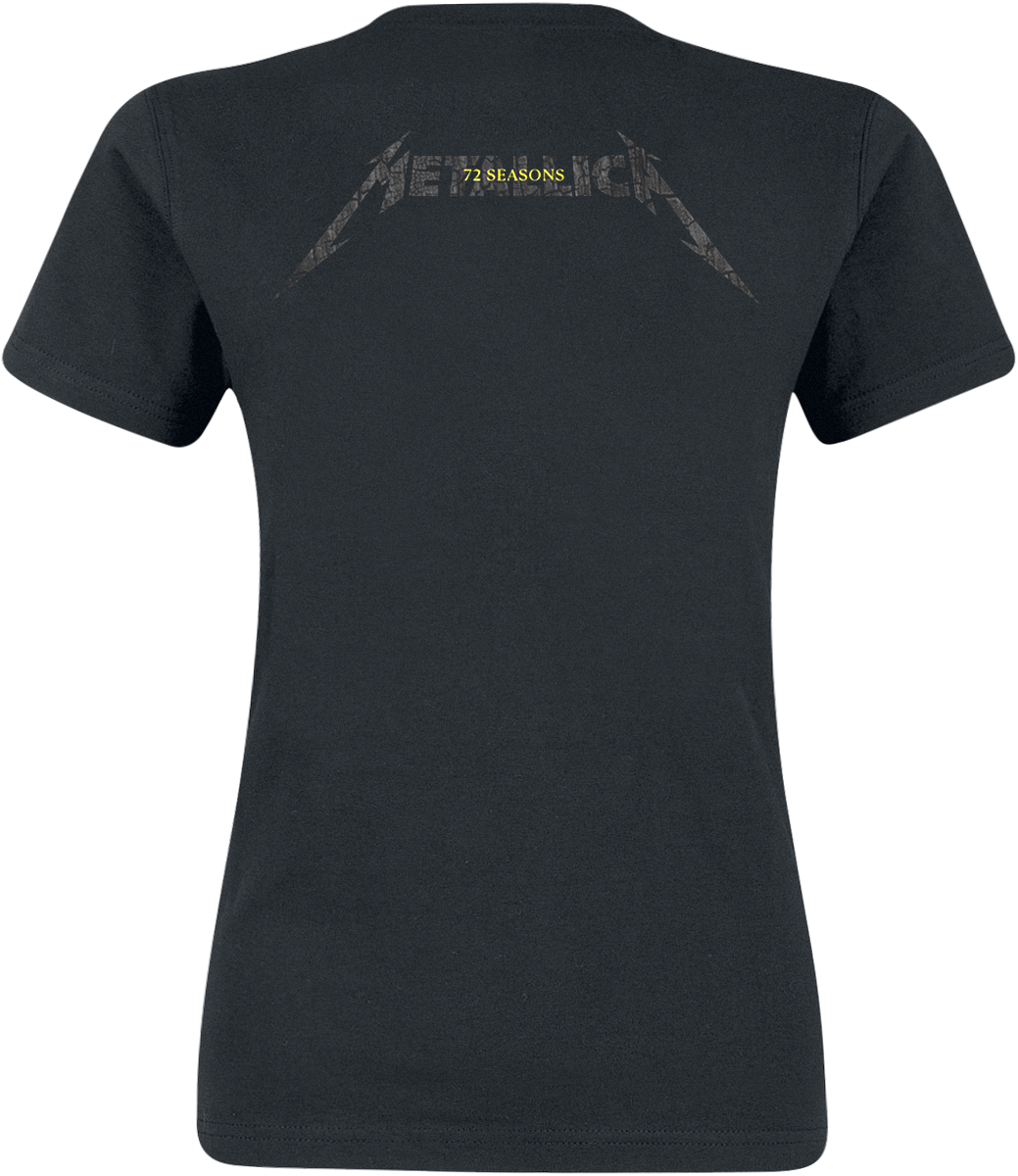 T-Shirt Manches courtes  de Metallica - Charred 72 (M72) - S à XXL - pour Femme - noir - metallica - View 2