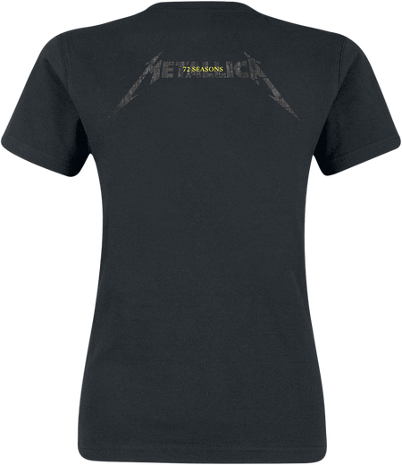 T-Shirt Manches courtes  de Metallica - Charred 72 (M72) - S à XXL - pour Femme - noir - metallica - View 2