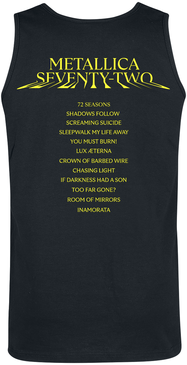 Débardeur  de Metallica - M72 Squared Cover - S à 5XL - pour Homme - noir - metallica - View 2