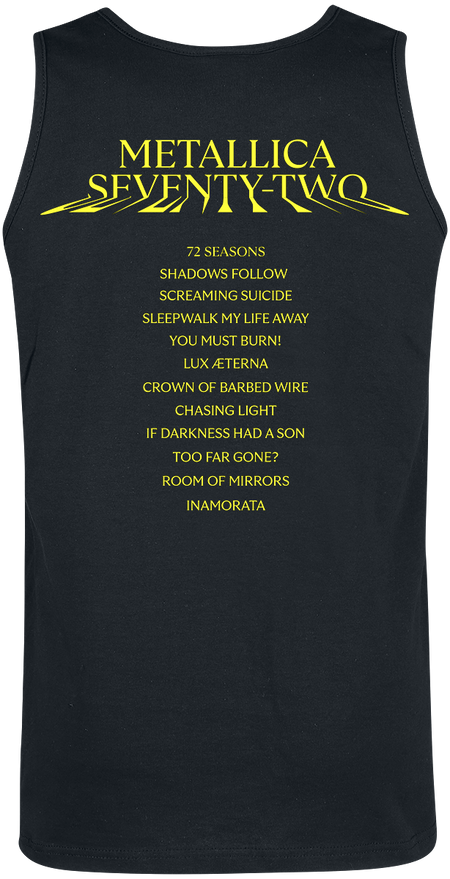 Débardeur  de Metallica - M72 Squared Cover - S à 5XL - pour Homme - noir - metallica - View 2