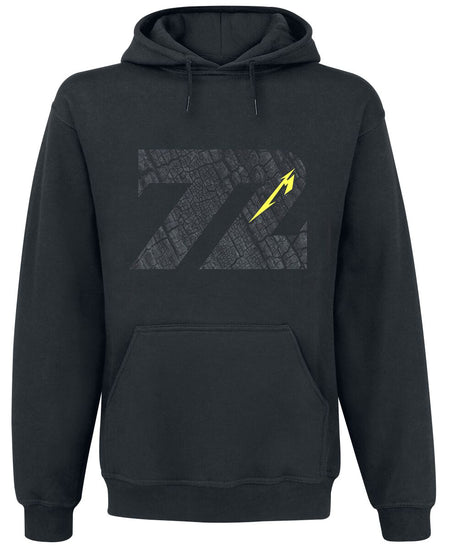 Sweat-shirt à capuche  de Metallica - Charred 72 (M72) - S à 3XL - pour Homme - noir - metallica