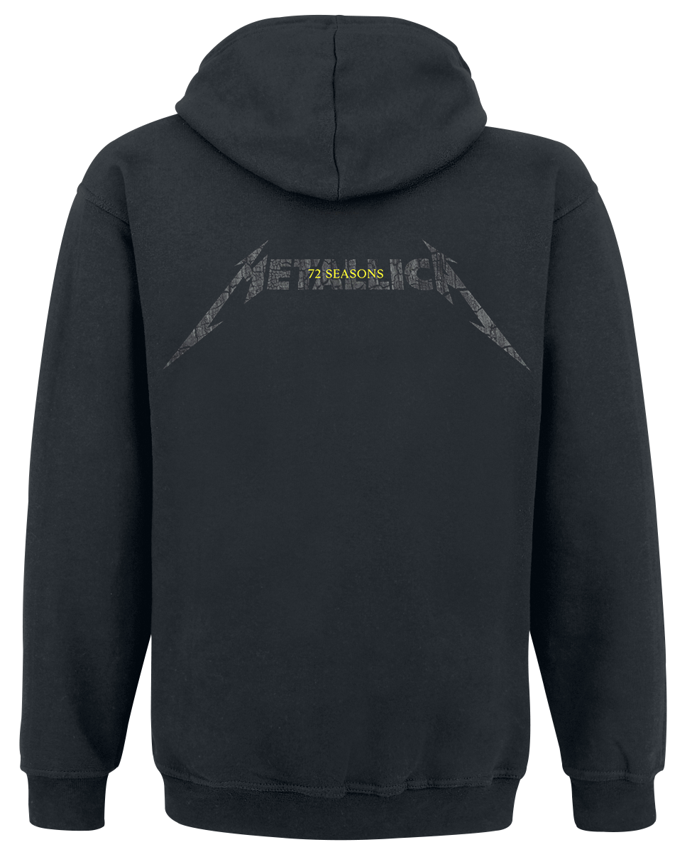 Sweat-shirt à capuche  de Metallica - Charred 72 (M72) - S à 3XL - pour Homme - noir - metallica - View 2