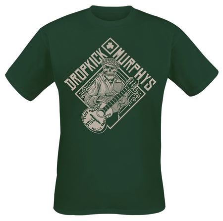 T-Shirt Manches courtes  de Dropkick Murphys - Skelly Cousin - S à XXL - pour Homme - vert foncé - Dropkick Murphys