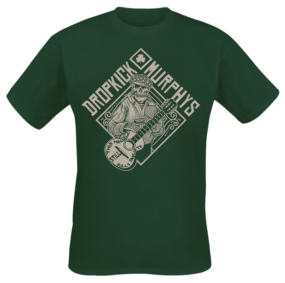 T-Shirt Manches courtes  de Dropkick Murphys - Skelly Cousin - S à XXL - pour Homme - vert foncé - Dropkick Murphys