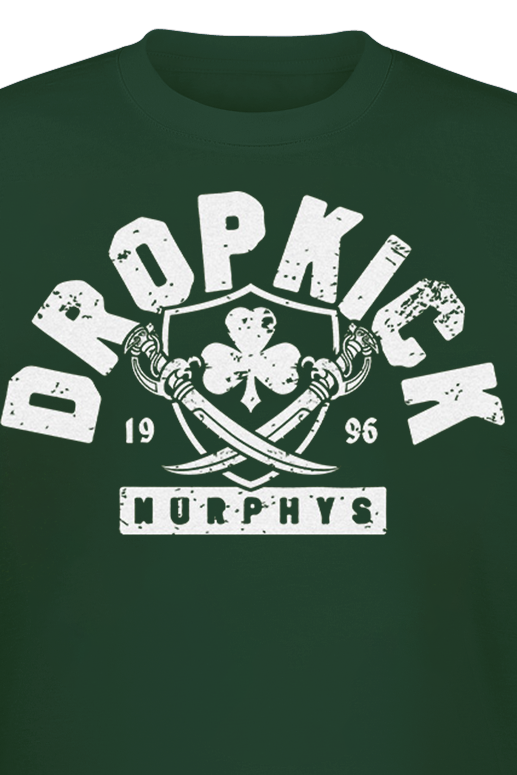 T-Shirt Manches courtes  de Dropkick Murphys - Bruin Badge - S à XXL - pour Homme - vert foncé - Dropkick Murphys - View 2