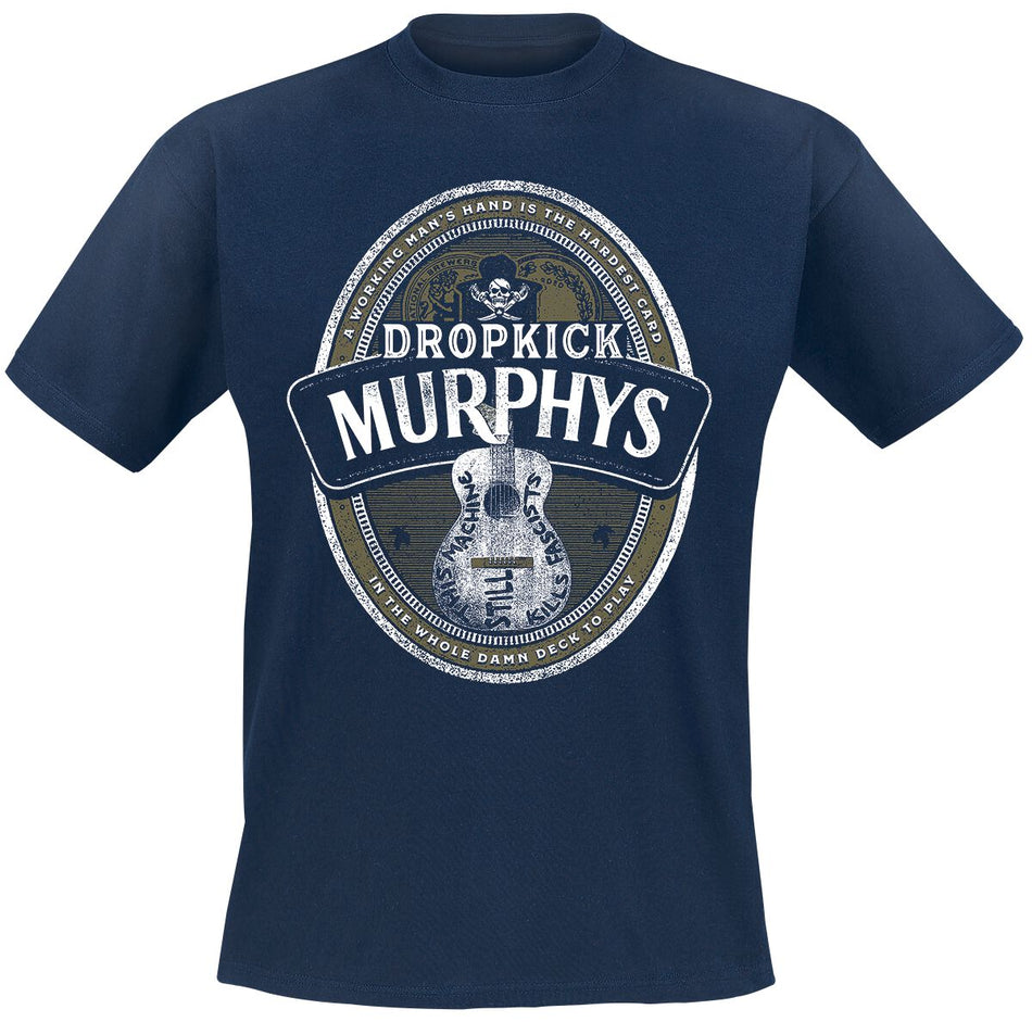 T-Shirt Manches courtes  de Dropkick Murphys - Beer Label - S à XXL - pour Homme - marine - Dropkick Murphys