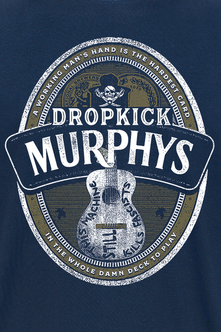 T-Shirt Manches courtes  de Dropkick Murphys - Beer Label - S à XXL - pour Homme - marine - Dropkick Murphys - View 2