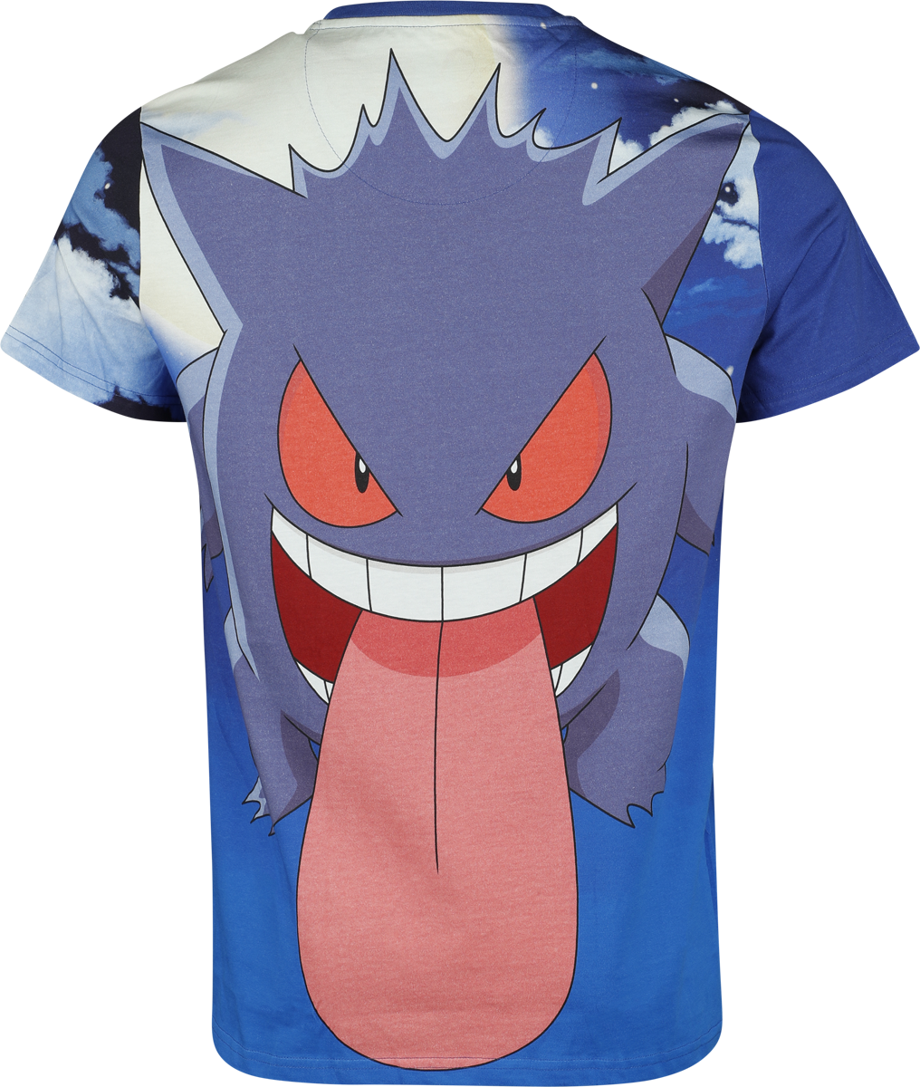 T-Shirt Manches courtes Gaming de Pokémon - Ectoplasma - S à XXL - pour Homme - multicolore - Pokémon - View 2