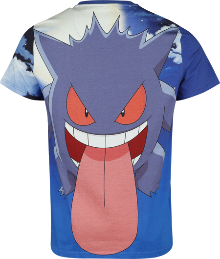 T-Shirt Manches courtes Gaming de Pokémon - Ectoplasma - S à XXL - pour Homme - multicolore - Pokémon - View 2