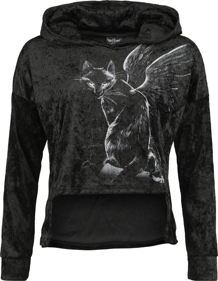 Sweat-shirt à capuche Gothic de Alchemy England - Iman - S à XXL - pour Femme - noir - Alchemy England