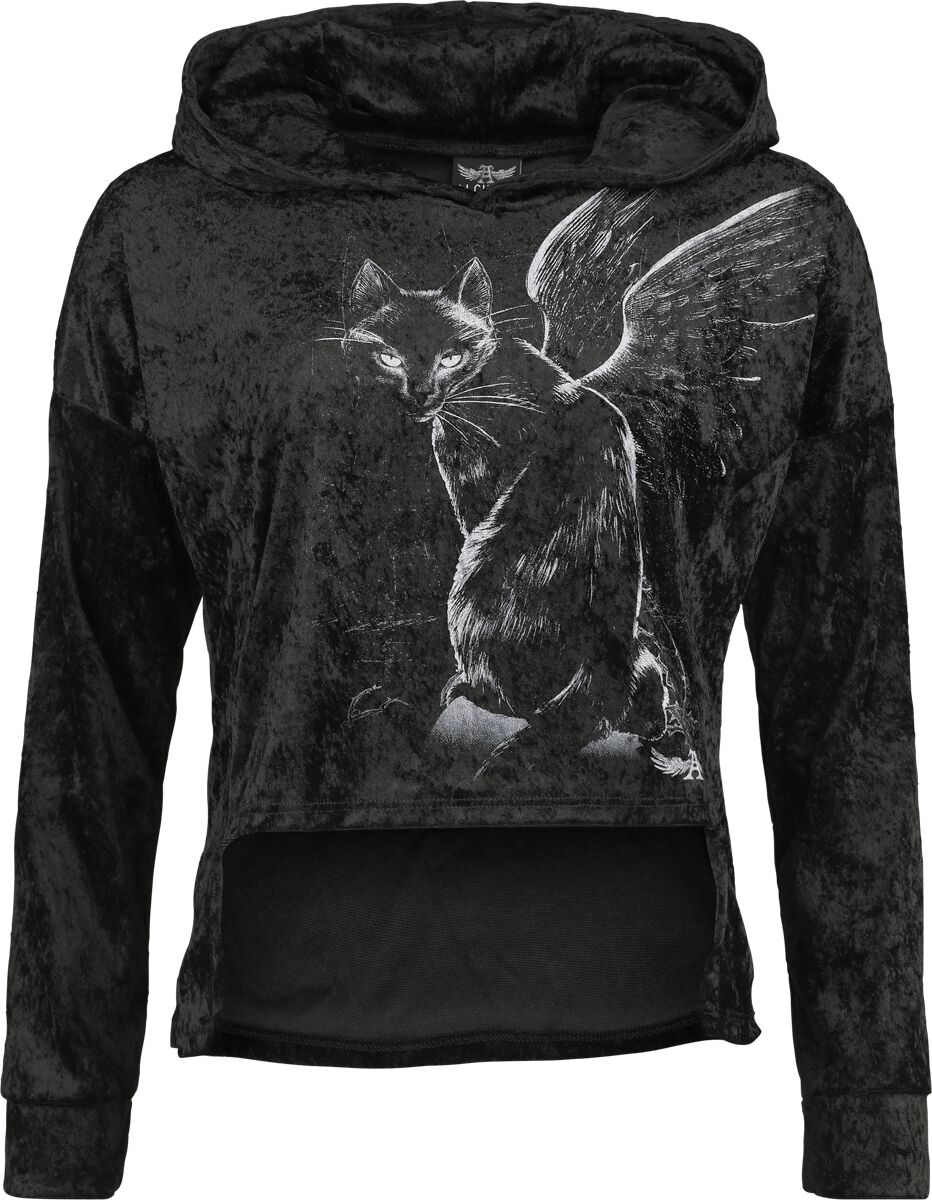 Sweat-shirt à capuche Gothic de Alchemy England - Iman - S à XXL - pour Femme - noir - Alchemy England
