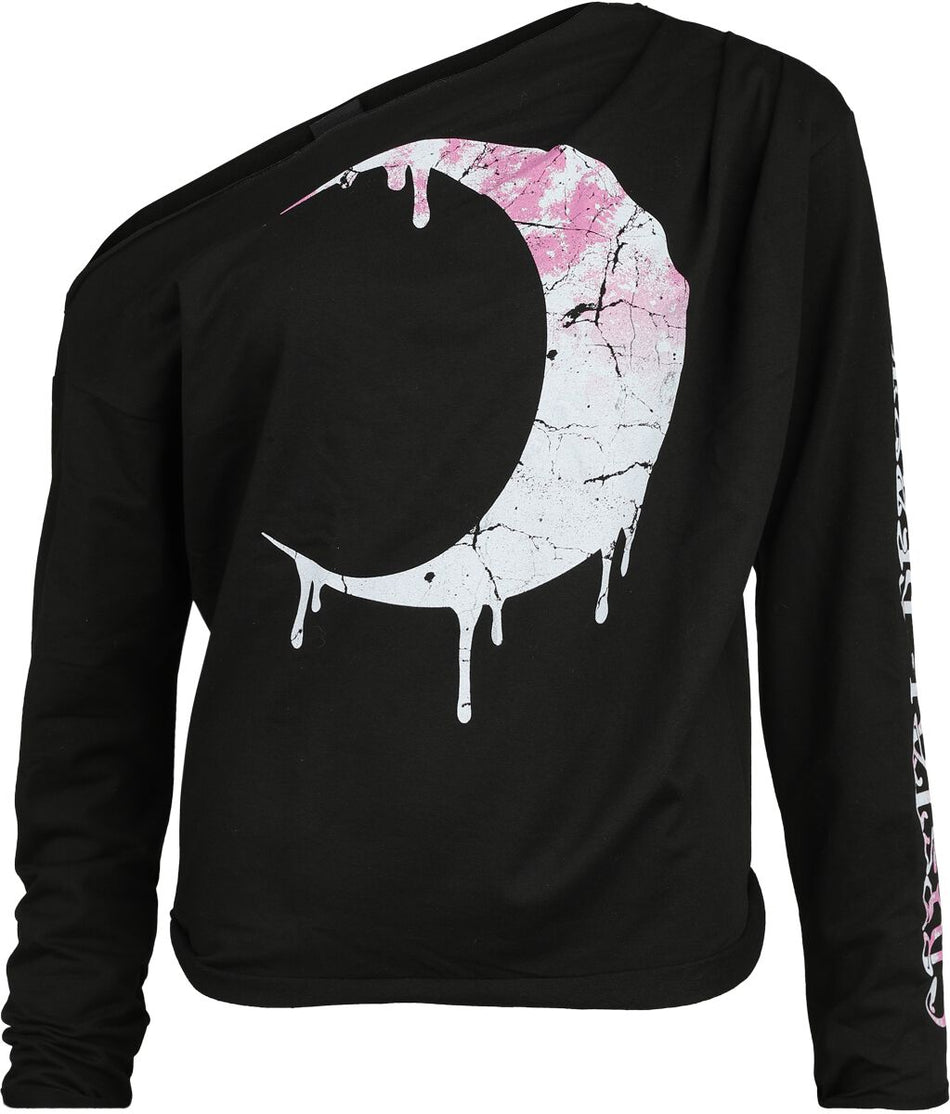 Sweat-shirt Gothic de Outer Vision - Artemis - S à XXL - pour Femme - noir - Outer Vision