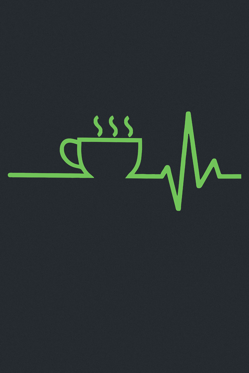 Débardeur Fun de Food - ECG - Café - S à XL - pour Homme - noir - Food - View 2