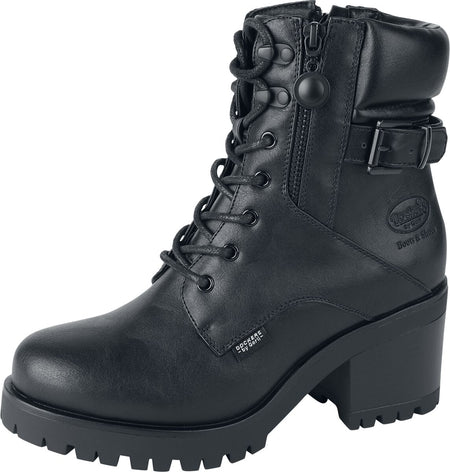 Bottes lacées Gothic de Dockers by Gerli - Bottines Lacées - EU39 à EU41 - pour Femme - noir - Dockers by Gerli