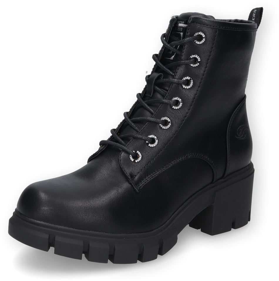 Bottes Gothic de Dockers by Gerli - Bottines Lacées - EU37 à EU42 - pour Femme - noir - Dockers by Gerli