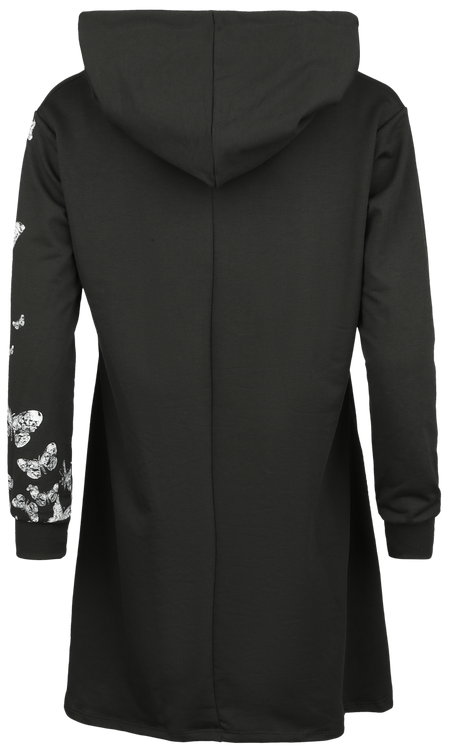 Sweat-shirt à capuche Gothic de Alchemy England - Sia - M à L - pour Femme - noir - Alchemy England - View 2