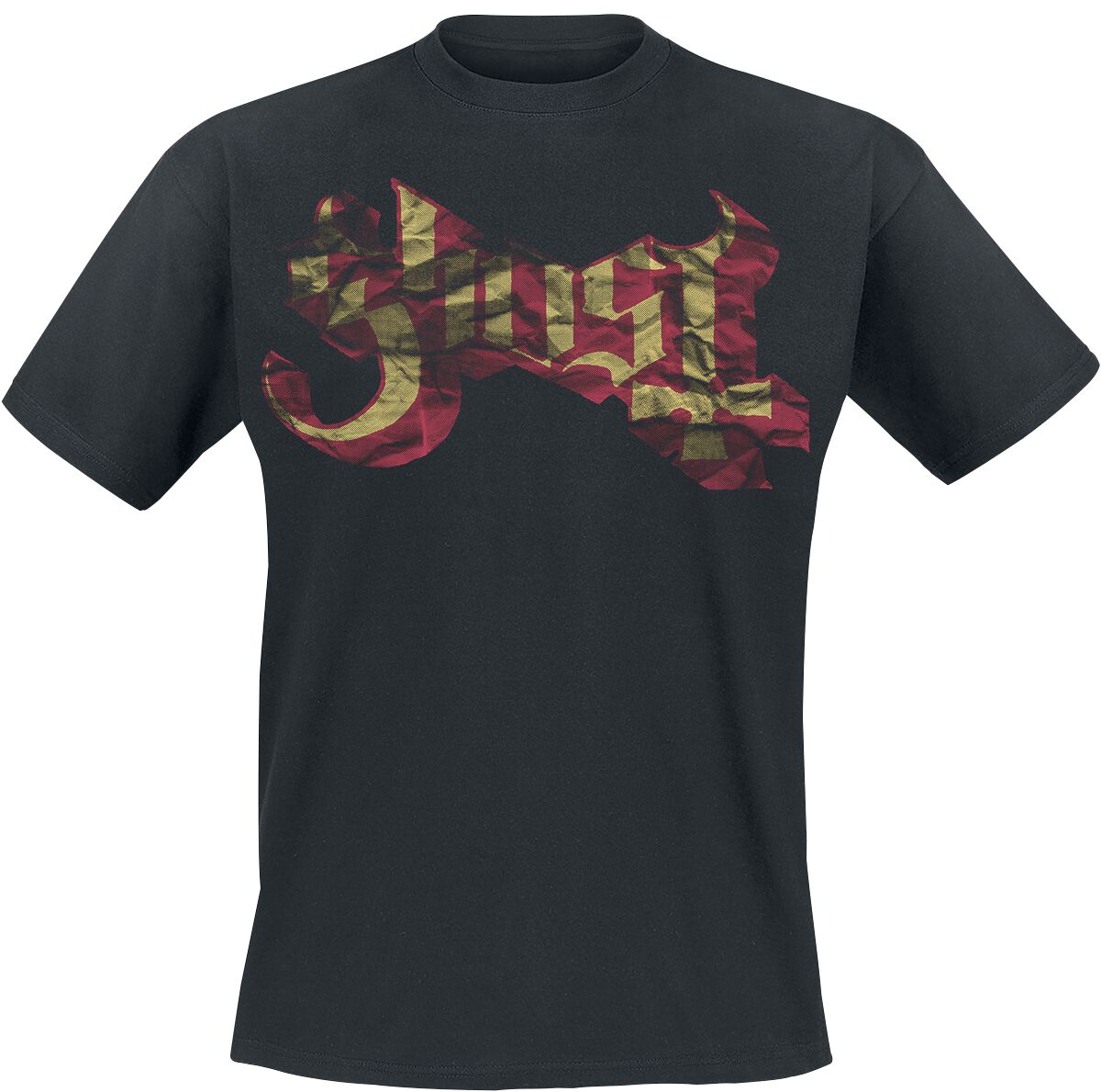 T-Shirt Manches courtes  de Ghost - Large Logo - S à XXL - pour Homme - noir - Ghost