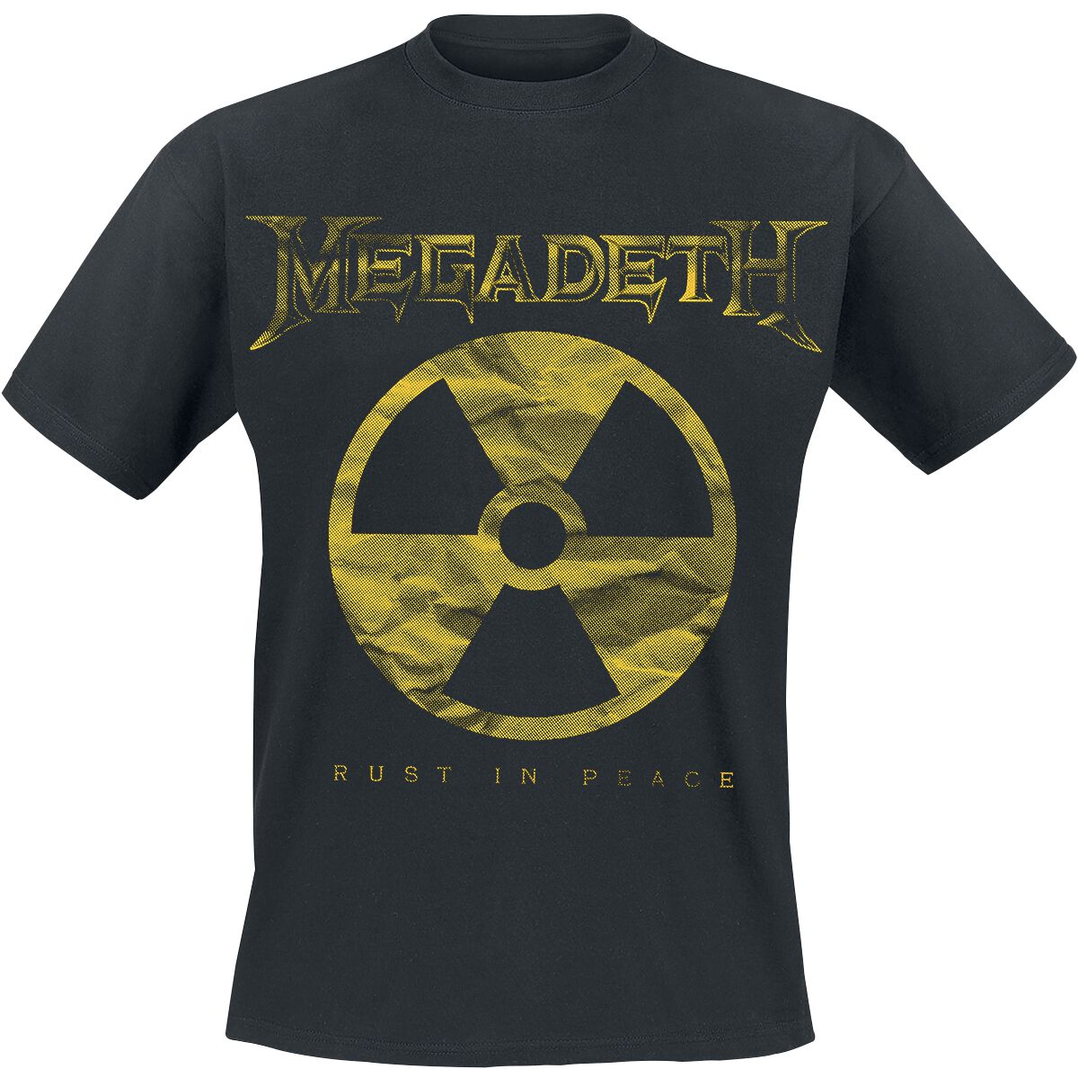 T-Shirt Manches courtes  de Megadeth - Large Rip Nuclear Logo - S à XXL - pour Homme - noir - Megadeth