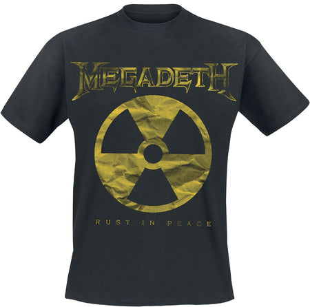 T-Shirt Manches courtes  de Megadeth - Large Rip Nuclear Logo - S à XXL - pour Homme - noir - Megadeth