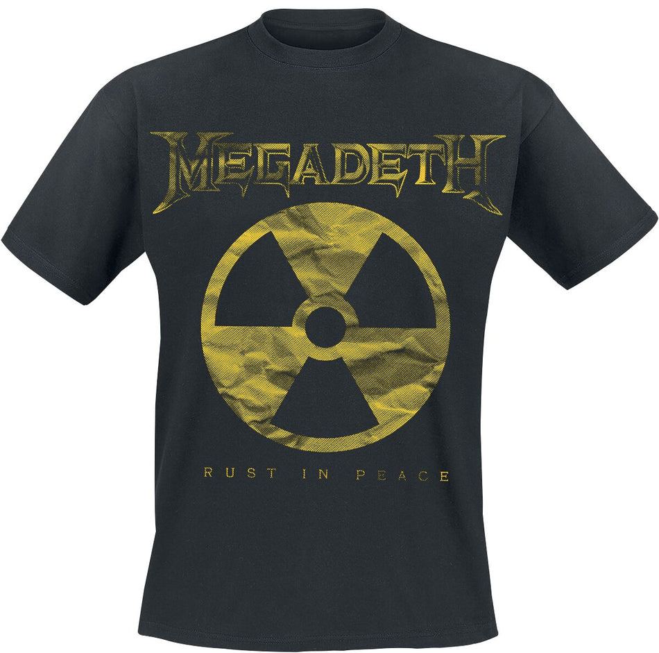 T-Shirt Manches courtes  de Megadeth - Large Rip Nuclear Logo - S à XXL - pour Homme - noir - Megadeth