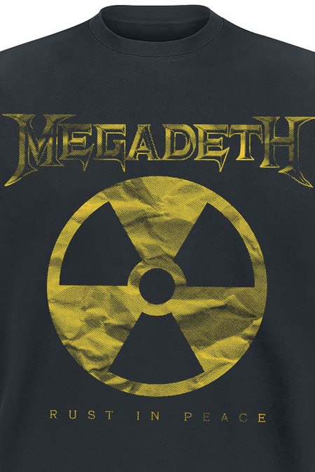 T-Shirt Manches courtes  de Megadeth - Large Rip Nuclear Logo - S à XXL - pour Homme - noir - Megadeth - View 2