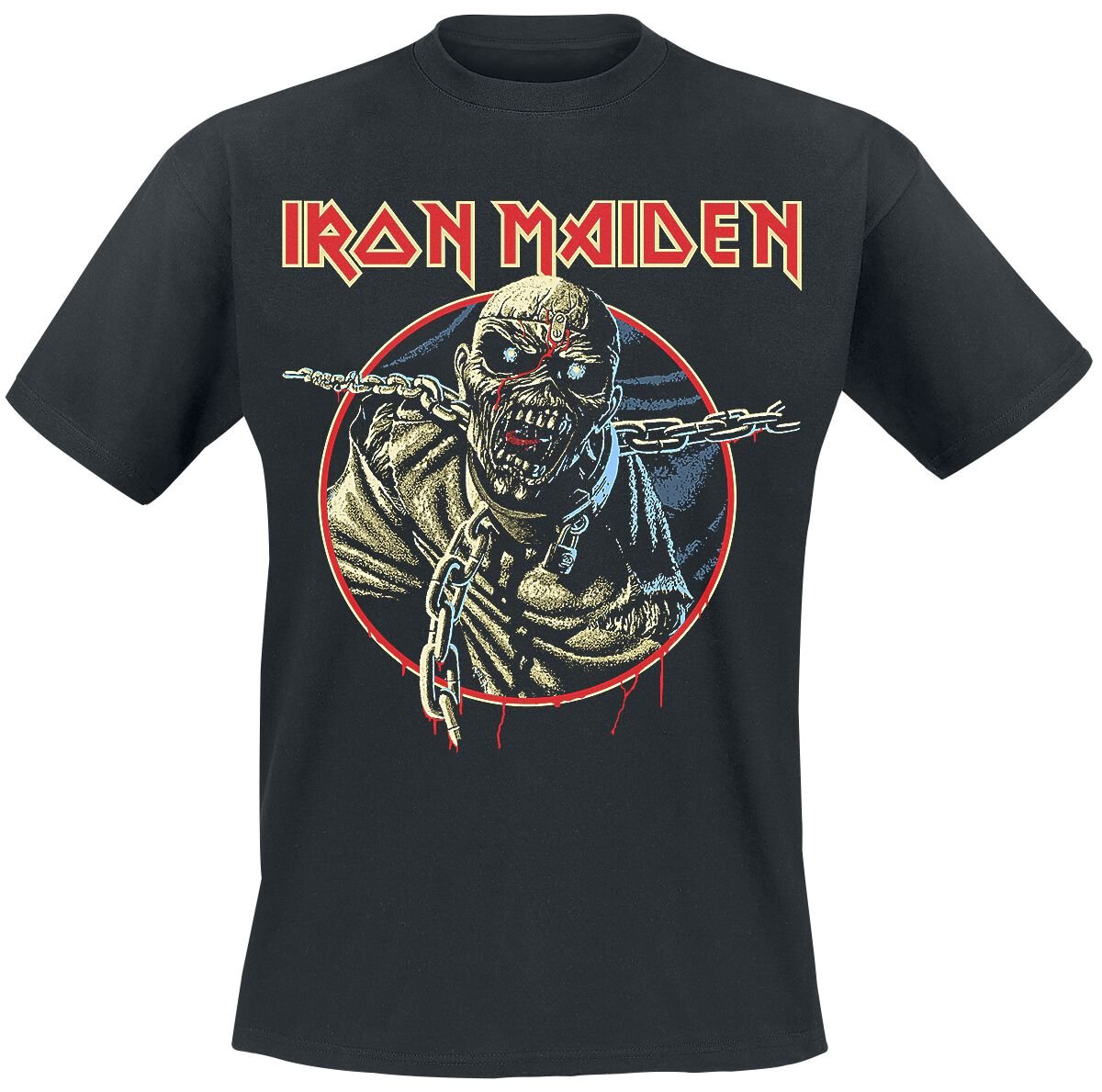 T-Shirt Manches courtes  de Iron Maiden - POM Circle Drip - S à 4XL - pour Homme - noir - Iron Maiden