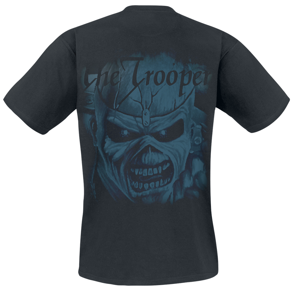 T-Shirt Manches courtes  de Iron Maiden - POM Trooper Eddie Large Eyes - S à 4XL - pour Homme - noir - Iron Maiden - View 2