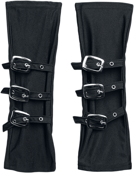 Mitaines montantes Gothic de Pamela Mann - Gants Boucles - pour Femme - noir - Pamela Mann - View 2