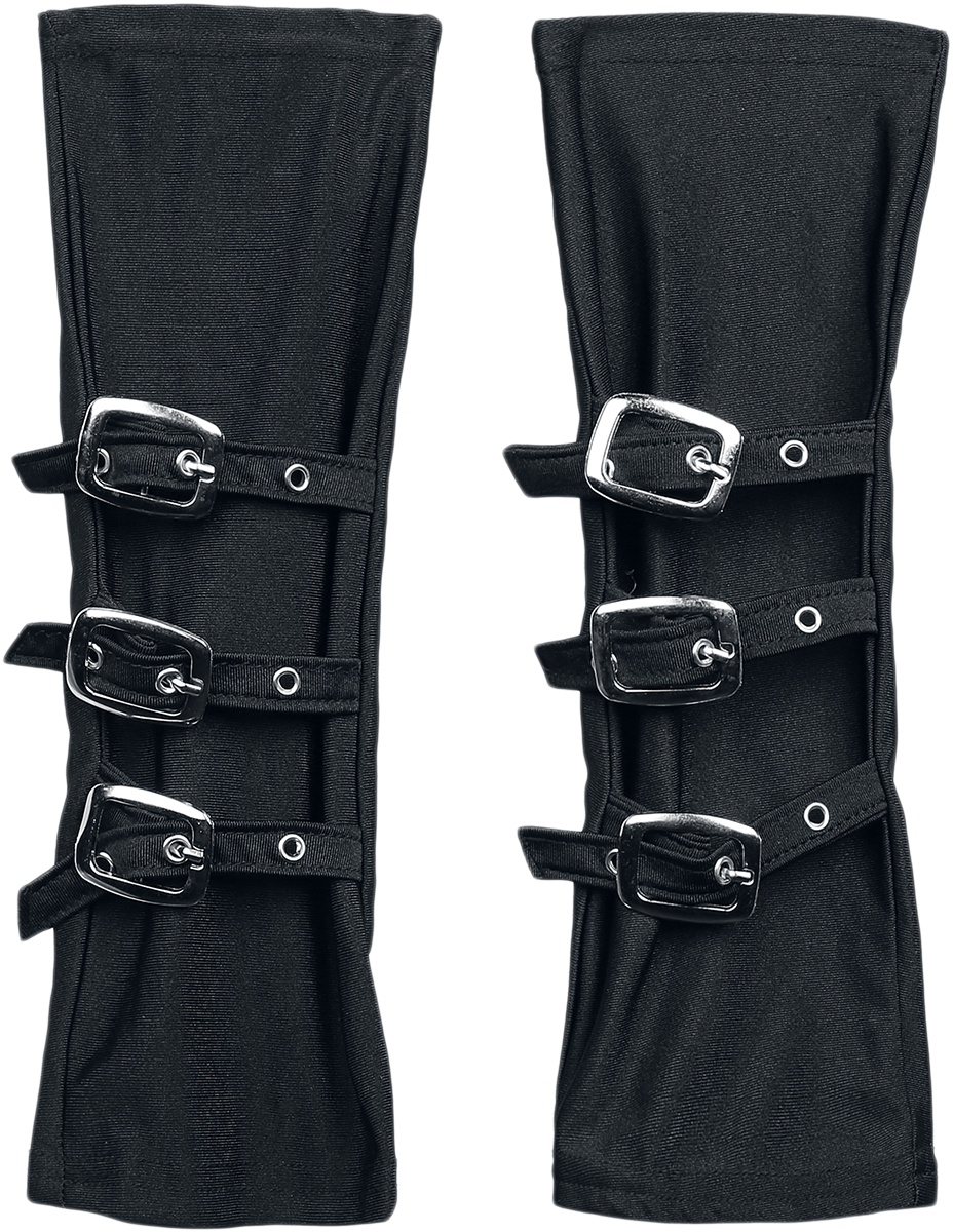 Mitaines montantes Gothic de Pamela Mann - Gants Boucles - pour Femme - noir - Pamela Mann - View 2