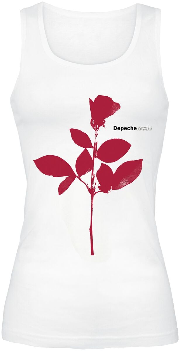 Top  de Depeche Mode - Rose - M à XXL - pour Femme - blanc - Depeche Mode