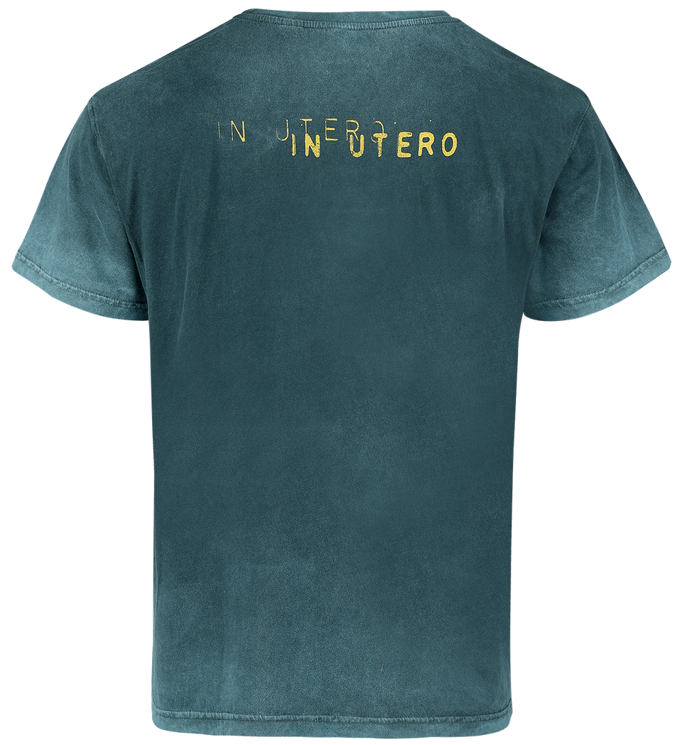T-Shirt Manches courtes  de Nirvana - In Utero Dye - S à 3XL - pour Homme - turquoise - Nirvana - View 2