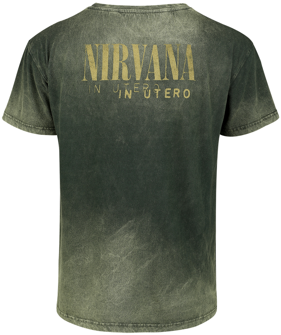 T-Shirt Manches courtes  de Nirvana - In Utero Collage - S à 3XL - pour Homme - vert - Nirvana - View 2