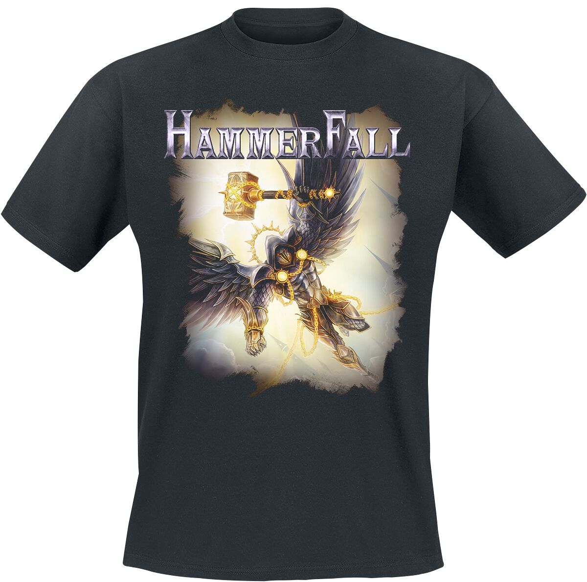 T-Shirt Manches courtes  de HammerFall - Hammer of dawn - S à 5XL - pour Homme - noir - HammerFall